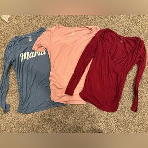 Set of 3 Sonoma Maternity Shirts